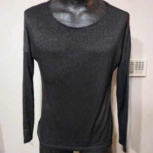 Divided Black Long Sleeve Raglan Shirt